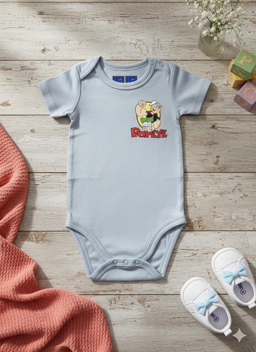 The Strongest Baby Romper | Popeye Bodysuit