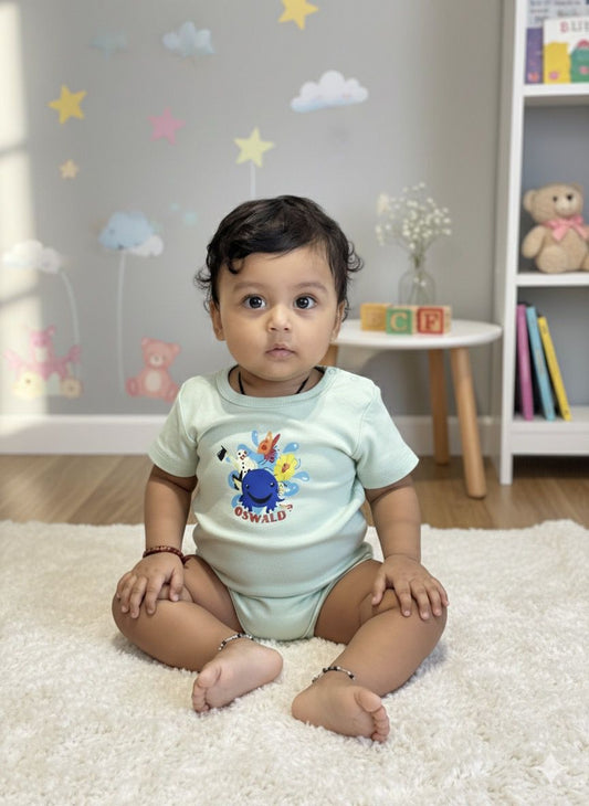 Oswald the Octopus Adventure Baby Romper